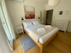 Posteľ alebo postele v izbe v ubytovaní Park view apartments + 18 fotografií