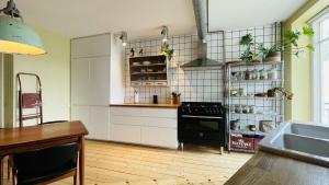 Kuchyň nebo kuchyňský kout v ubytování ApartmentInCopenhagen Apartment 1494