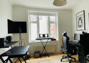TV a/nebo společenská místnost v ubytování ApartmentInCopenhagen Apartment 1494