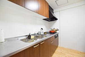 Kuchyň nebo kuchyňský kout v ubytování Randor Residence Tokyo Suites