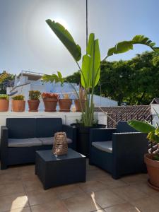 Posezení v ubytování Big terrace penthouse in Marbella Old Town