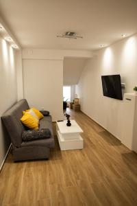 TV a/nebo společenská místnost v ubytování Apartmant Green Treasure