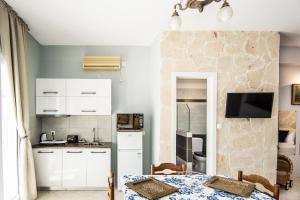 Kuchyňa alebo kuchynka v ubytovaní Xenia Ionis luxury apartments