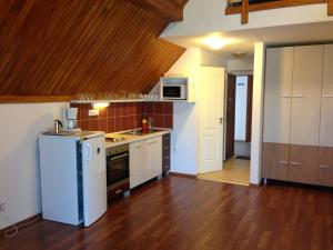 Dapur atau dapur kecil di Lovagvár Apartments