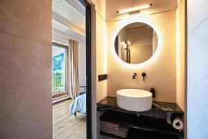 Koupelna v ubytování Kraidlhof Designapartment Veronika
