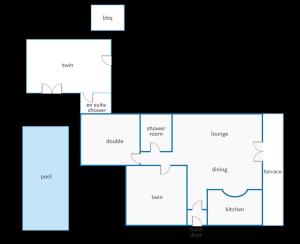 Plan piętra w obiekcie Villa Monica by Villa Plus