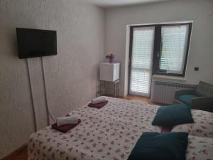 Postel nebo postele na pokoji v ubytování Guest House Romansa