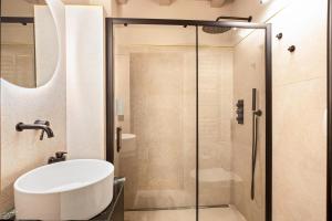 Kúpeľňa v ubytovaní Kraidlhof Designapartment Veronika + 28 fotografií