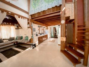Posezení v ubytování CASA Ecológica Paraty