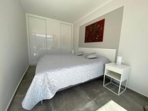 Posteľ alebo postele v izbe v ubytovaní El Valle Top Appartement mit gigantischem Ausblick + 20 fotografií