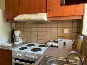 A kitchen or kitchenette at Studio Lakis Barbajonn's Stone House