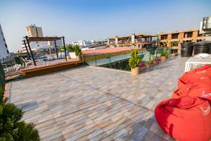 Balkón nebo terasa v ubytování Hotel La Casona de Getsemani