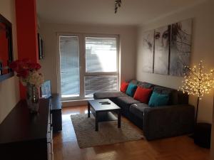 Predel za sedenje v nastanitvi Rajiceva 5- apartman sa prostranom terasom i garaznim mestom