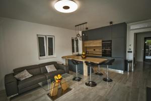Kuchyň nebo kuchyňský kout v ubytování Luxury Apartment Vedran
