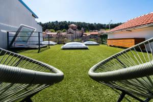 Zahrada ubytování Apartments Kantunal
