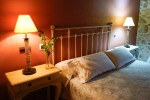 Postel nebo postele na pokoji v ubytování Hotel Rural El Zaguán