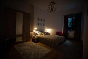 Łóżko lub łóżka w pokoju w obiekcie Warsaw Concierge Miedziana
