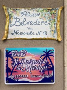 Certifikát, ocenenie alebo iný dokument vystavený v ubytovaní Il Paradiso di Marilyn
