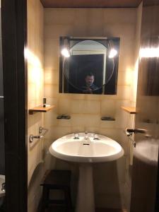 Bathroom sa Residenza Pineta Montecampione