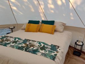 Krevet ili kreveti u jedinici u objektu La Cera Farm Camping B&B