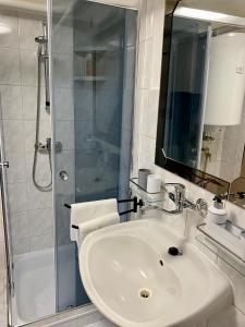 Koupelna v ubytování Apartmán Na Rozcestí Třeboň