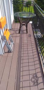 Balkon lub taras w obiekcie Pod Neptunem