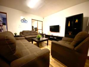 אזור ישיבה ב-ROOMIES HOSTEL Condesa