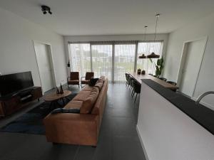 Posezení v ubytování Inviting villa in Zeewolde with terrace