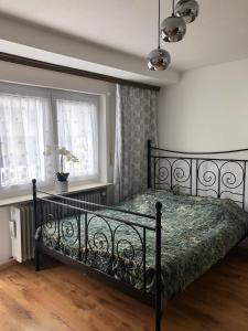 Llit o llits en una habitació de Haus am Scheibenfelsen