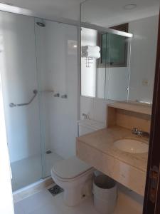 Botafogo Suites tesisinde bir banyo