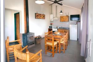 Dapur atau dapur kecil di Cabañas Dolce Vita I
