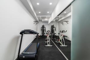 Fitness centrum a/nebo fitness zařízení v ubytování Luxurious Villa ADA; hot tub, sauna, gym, pool