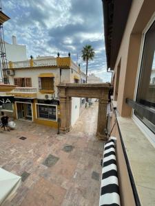 A balcony or terrace at TREBOL Apartamentos Benalmádena