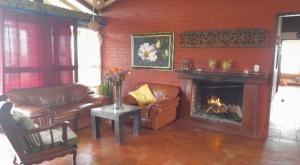 Posezení v ubytování Finca Hotel alto de la gloria Filandia La tierra del encanto