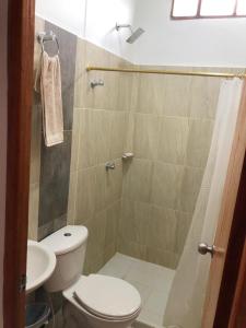 Ένα μπάνιο στο Cabaña Millan