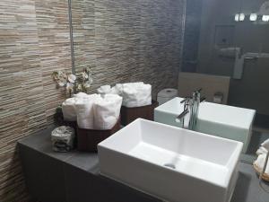 Koupelna v ubytování Baja Inn Hoteles Ensenada
