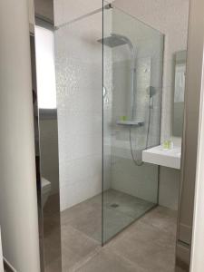 Koupelna v ubytování Hotel Atlántico