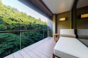 Svalir eða verönd á Grand View Resort Beitou