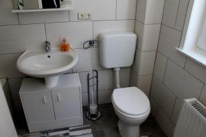 Koupelna v ubytování Haus Veni