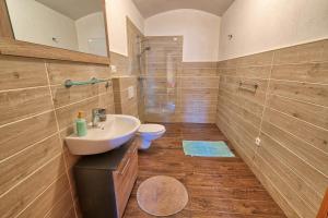 Koupelna v ubytování Jacobs Resort House Planica