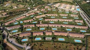 an aerial view of a complex of houses at Abba Urci in Tertenìa