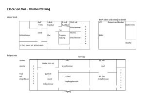 Grundriss der Unterkunft Luxusfinca Son Mas