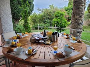 Morgenmad for gæster der bor på Mas de la Croix