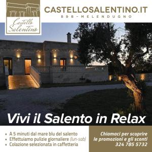 a flyer for a villa salerno in real estate at Castello Salentino B&B Melendugno in Melendugno