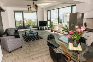 O zonă de relaxare la Diamond View Apartments