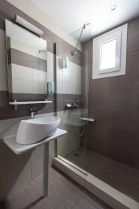 Koupelna v ubytování Andromeda Residence