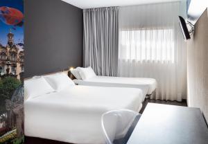 Posteľ alebo postele v izbe v ubytovaní B&B HOTEL Albacete