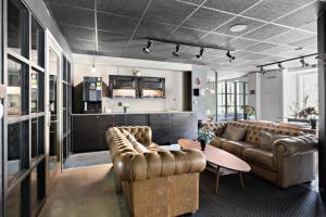Ruang duduk di Forenom Aparthotel Stockholm Bromma