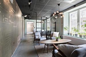 Ruang duduk di Forenom Aparthotel Stockholm Bromma