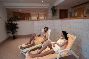 Hostia v ubytovaní Apparthotel Samson